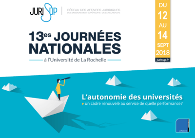 13èmes journées nationales du réseau JuriSup