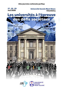 19es journées nationales - Université Savoie Mont Blanc