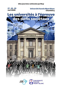 19es journées nationales - Université Savoie Mont Blanc
